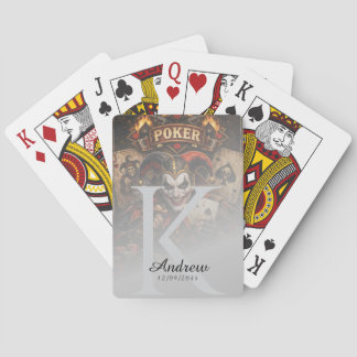Baralho Luxury Poker Joker King Card Design, Custom