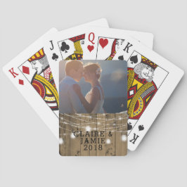 Baralho Luzes de madeira rústicas do frasco de pedreiro da