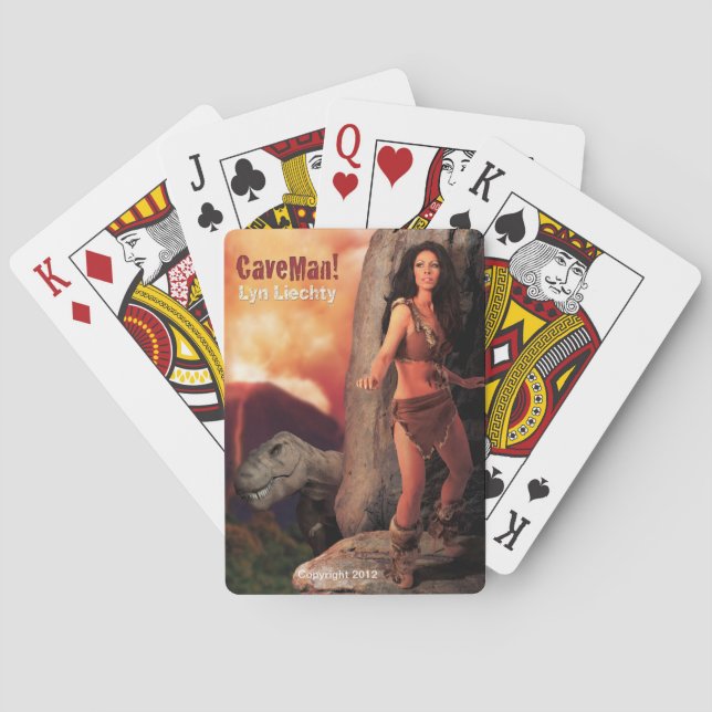 Baralho Lyn Liechty CaveMan! Playing Cards (Verso)