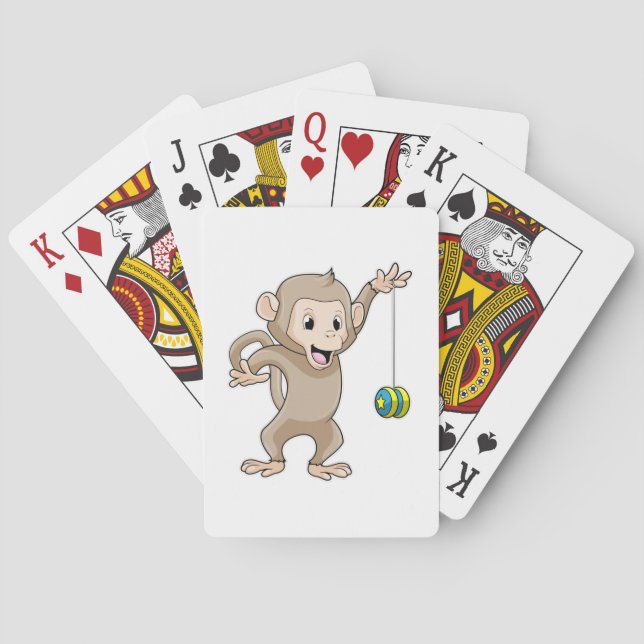 Baralho Macaco com Io-iô (Verso)