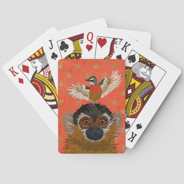 BARALHO MACACO E PÁSSARO (Verso)