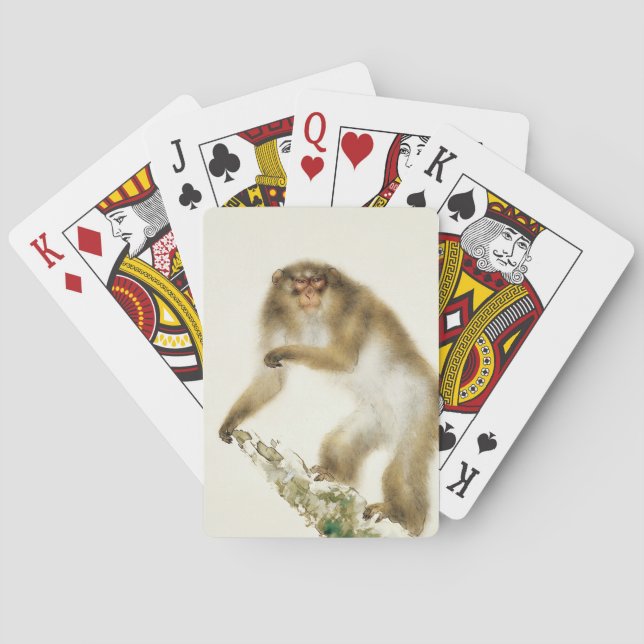Baralho Macaco Velho com Cereja no outono (Verso)