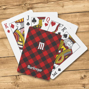 Baralho MacGregor Rob Roy Tartan Jogando Cartões