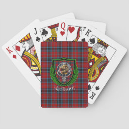 Baralho MacTavish Scottish Clan Tartan & Crest