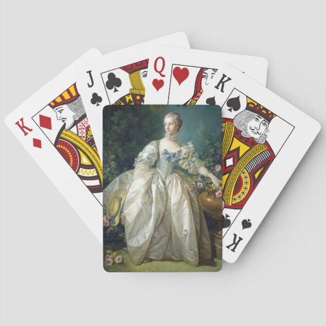 Baralho Madame Bergeret 1766, por Francois Boucher - tinta (Verso)