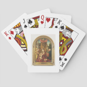 Baralho Madonna e a criança Enthroned
