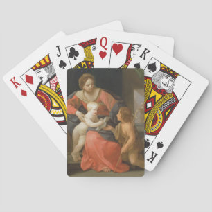 Baralho Madonna e criança com St John o baptista