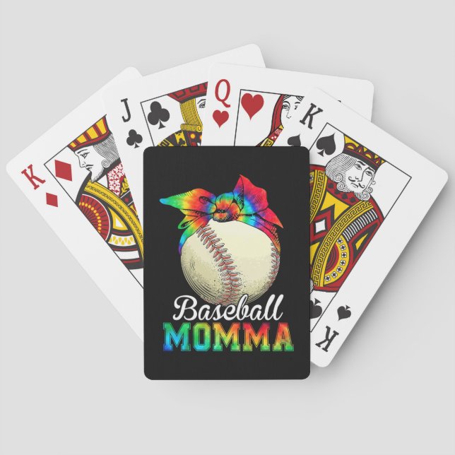 Baralho Mãe Baseball Momma Birthday (Verso)