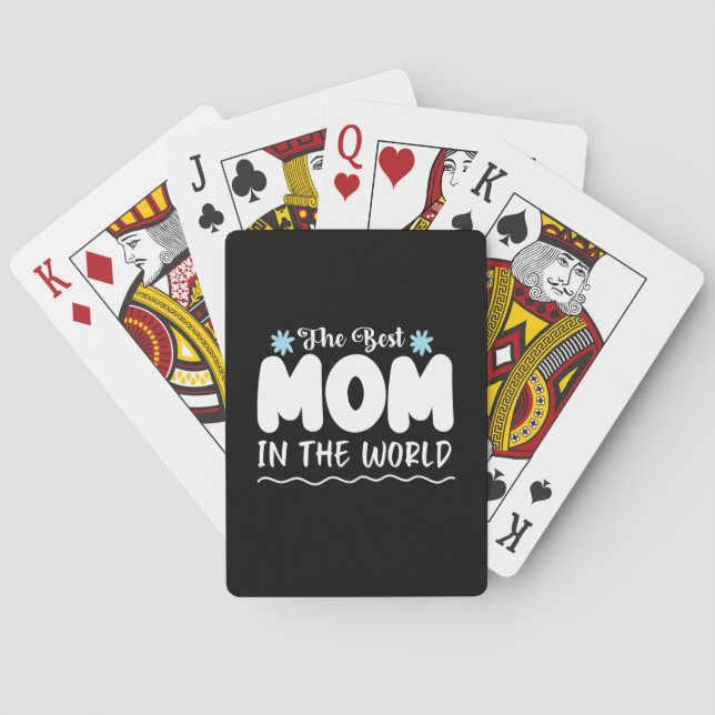 Baralho Mãe Deu A Melhor Mãe Do Mundo (Verso)