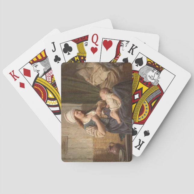 Baralho Mãe segurando seu filho (por Rudolf Jordan) (Verso)