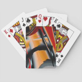 Baralho Magnificação de tinta digital recortada de cor lar