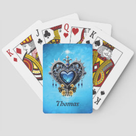 Baralho Magnífico coração gótico generoso.