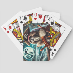 Baralho Magnum, o Pirata Shih Tzu - Jogando Cartões