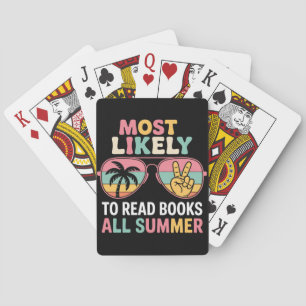 Baralho Mais Propenso a Ler Livros Todo o Verão Presente p