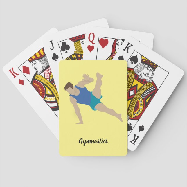 Baralho Male Gymnast (Verso)