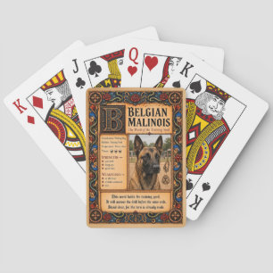 Baralho Malinois Belga, Arte de Bestiário Medieval