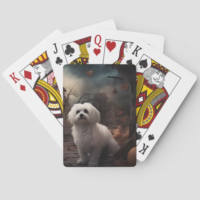 Baralho Maltês Halloween Scary (Verso)