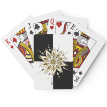 Mandala preta & branca Dourado do círculo