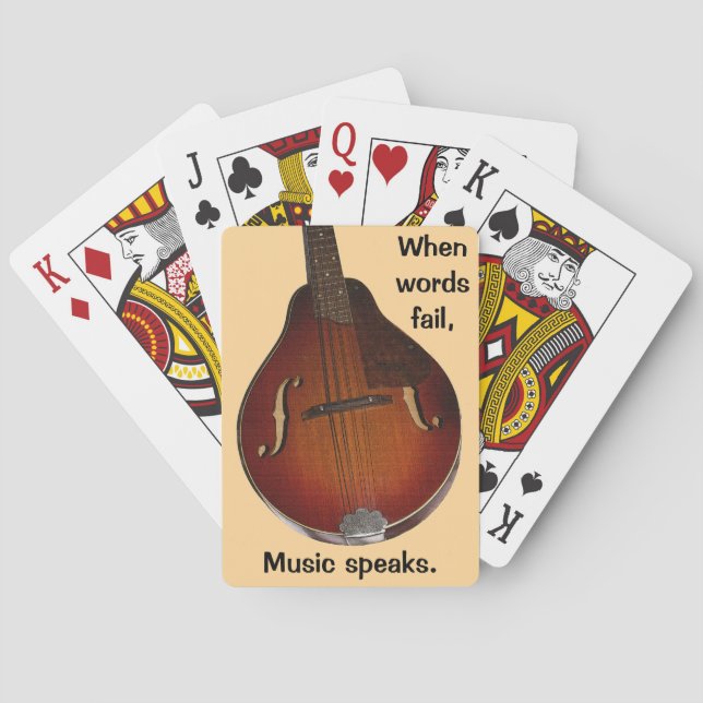 Baralho Mandolin Playing Cards (Verso)