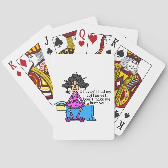 Baralho Manhã Antes do Café Humor (Verso)