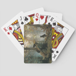 Baralho Manhã em Floresta de Pinheiro (Ursos na Floresta)