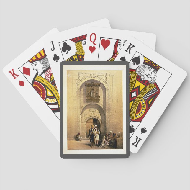 Baralho Mansão moderna do Cairo, árabe, Roberts/Haghe Art (Verso)