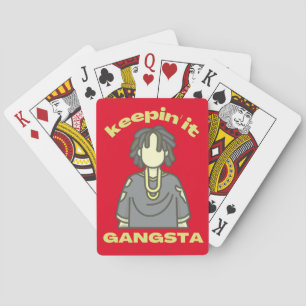 Baralho MANTENDO-A GANGSTA música de hiphop engraçada
