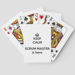 Baralho Manter Cartões-Mestre De Scrum Calmo