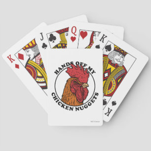 Baralho Mãos Para Fora Do Meu Nuggets De Frango