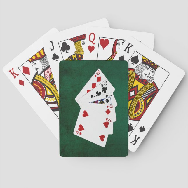 Baralho Mãos Poker - Um Par - Dez (Verso)