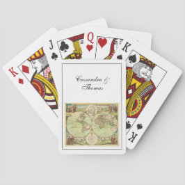 Baralho Mapa Antigo do Mundo #4