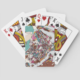 Baralho Mapa colorido de Brasília
