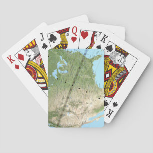 Baralho Mapa de Caminho do Eclipse Solar Total 2017