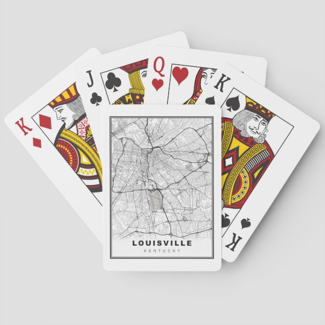 Baralho Mapa de Louisville (Verso)