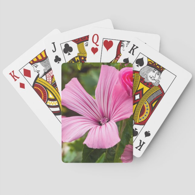 Baralho mapa jogar flor recortar (Verso)