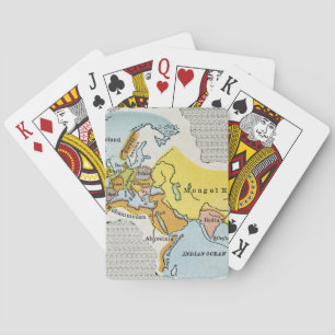 Baralho MAPA MUNDIAL, c1300.