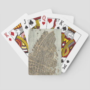 Baralho Mapa Pictórico Vintage de Charleston (1872)