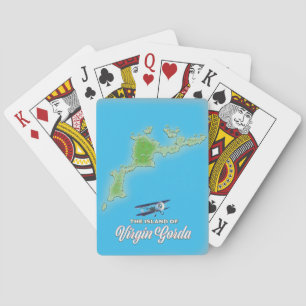 Baralho Mapa Virgin Gorda