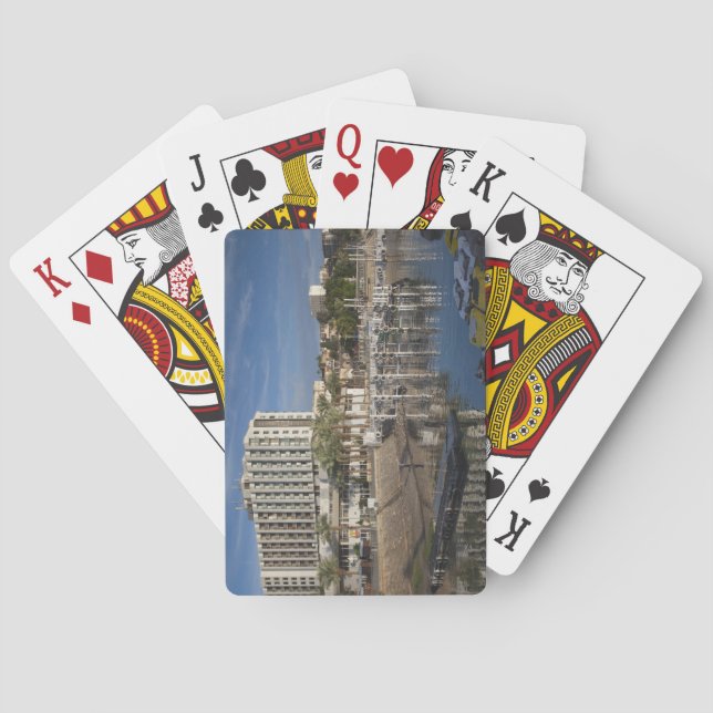 Baralho Mar da Galileia-lago Tiberias, frente de água, alv (Verso)