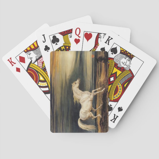 Baralho Marengo, o Cavalo Branco (por James Ward) (Verso)