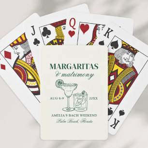 Baralho Margaritas e Matrimony Bachelorette Weekend