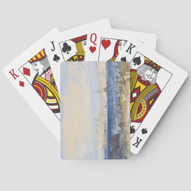 Baralho Margate, c.1822 (w/c no papel) (Verso)