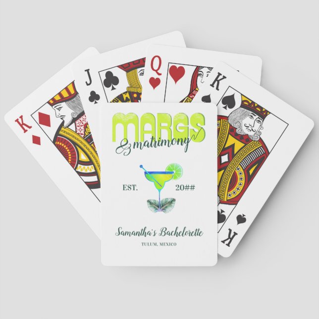 Baralho Margs Matrimônio Tequila Chá de Noiva Despedida de (Verso)