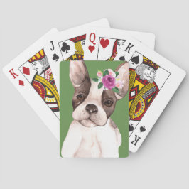 Baralho Marisol o Bulldog Francês Jogando Cartas
