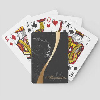 Baralho Mármore Negro