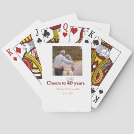 Baralho Marron arco aplaude 40 anos de casamento