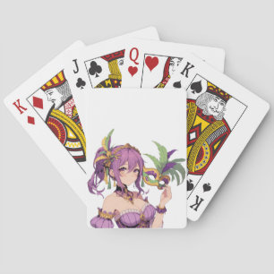Baralho Máscara Anime Mardi Gras