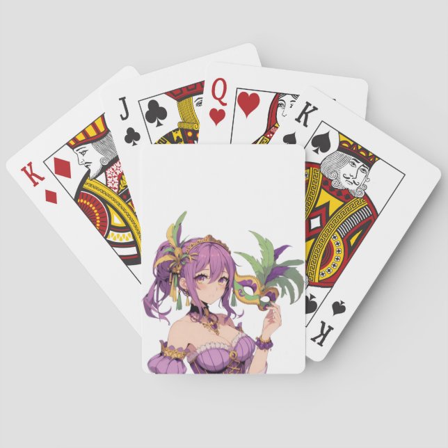 Baralho Máscara Anime Mardi Gras (Verso)