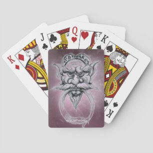 Baralho MÁSCARA Negra-Roxa TARUTA/ANTI-FANTASIA GROTESQUE