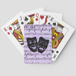Baralho Máscaras de Música e Teatro Puros